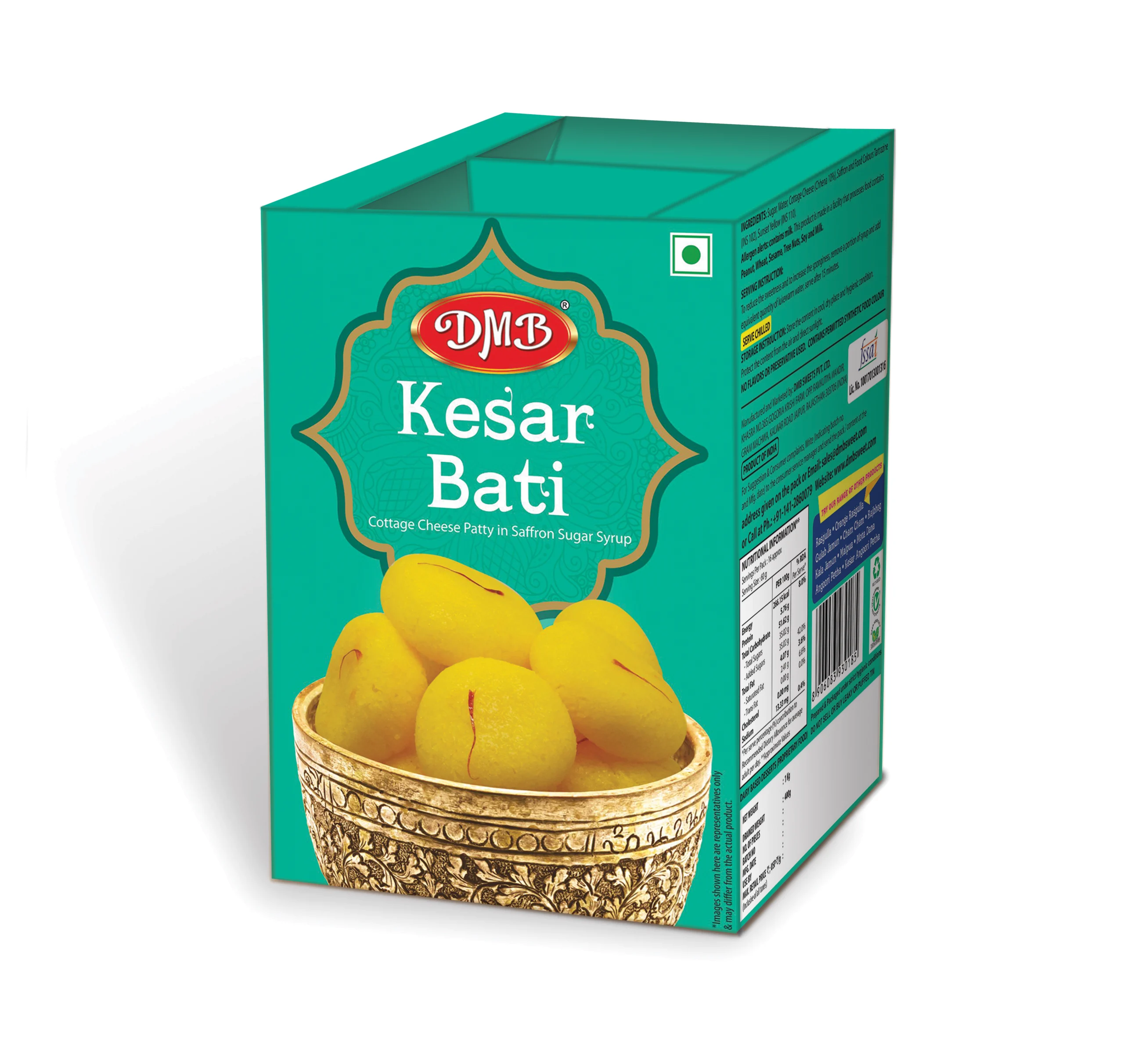 KESAR BATI BOX FRONT Kesar Bati - Image 1
